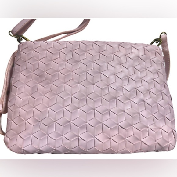 Madewell The Woven Puff Crossbody Bag Leather Addition - Picture 7 of 8